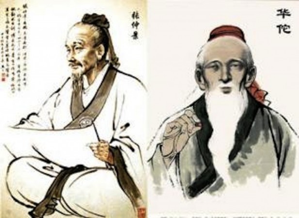 جانگ جونگجین و هوآتوا، دو تن از بزرگترین طبیبان سلسله هان که گفته میشد تواناییهای فوق طبیعی داشتند. (KanZongGuo.com)