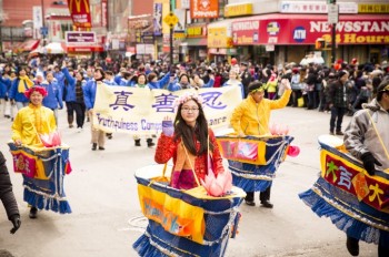 جشن‎های سال نوی چینی در «فلاشینگ» نیویورک، ۸ فوریه ۲۰۱۴
