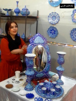 یست و پنجمین نمایشگاه ملی صنایع دستی ایران، تهران، خرداد ۱۳۹۴ (اپک‌‏تایمز)