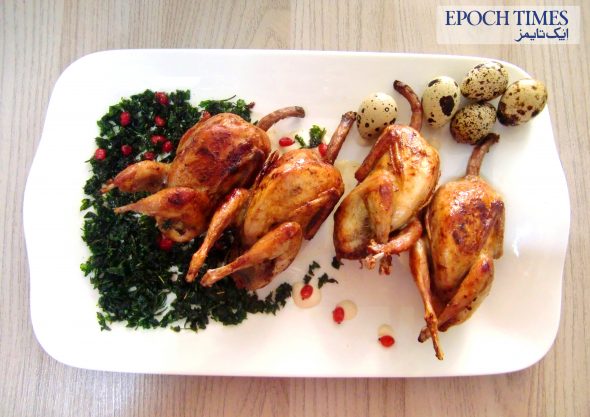 طرز تهیه خوراک بلدرچین شکم پر