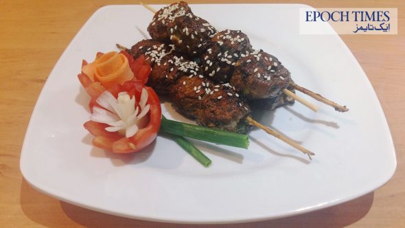 طرز تهیه کباب چوبی
