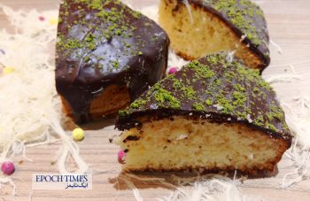 طرز تهیه کیک نارگیلی با روکش شکلات
