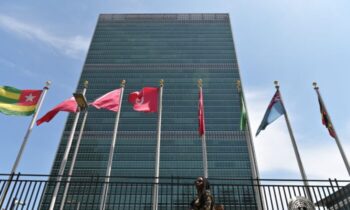 سازمان‌های بین‌المللی سیستم سازمان ملل مثلاً باید به دنبال ترویج حقوق بشر و دموکراسی باشد، اما پکن در عوض از آن با پوشش «صلح و پیشرفت» برای آن