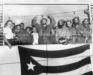 سخنرانی فیدل کاسترو با مردم کوبا درباره پیروزی انقلاب کوبا، در 4 ژانویه 1959.