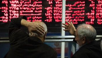 سقوط ارزش بازار بورس ایران