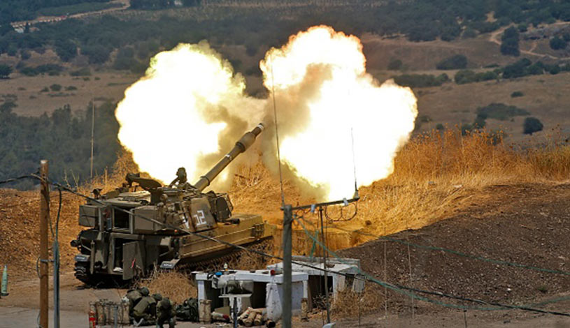 بمباران مواضع لبنان توسط ارتش اسرائیل