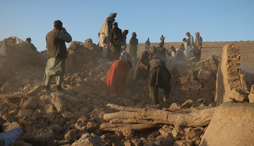 وقوع دو زمین لرزه ۶.۳ ریشتری در افغانستان