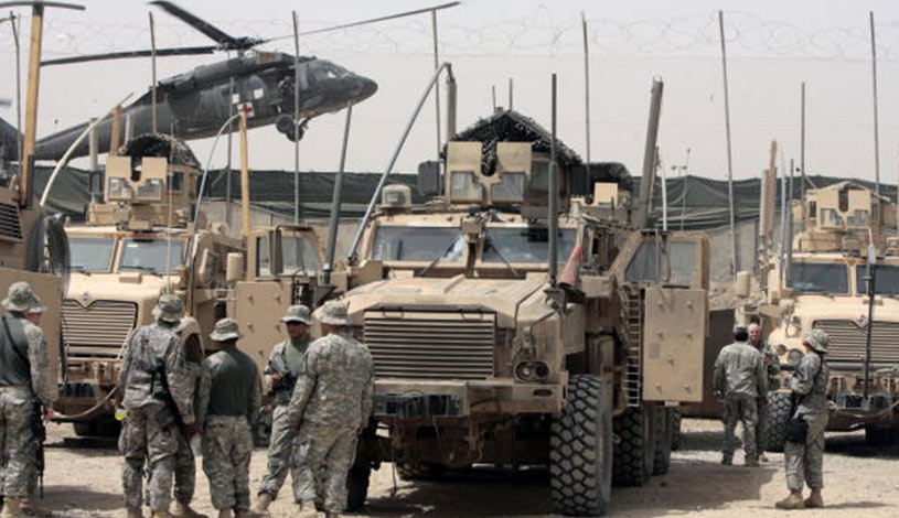 حملات پهپادی به پایگاه نظامیان آمریکا در شمال عراق