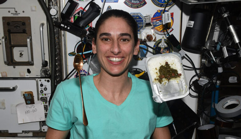 یاسمین مقبلی، فضانورد ایرانی‌تبار ناسا روز دوشنبه در صفحه اینستاگرام خود تصاویری منتشر کرده که نشان می‌دهد با همکاران خود قرمه‌سبزی می‌خورند.