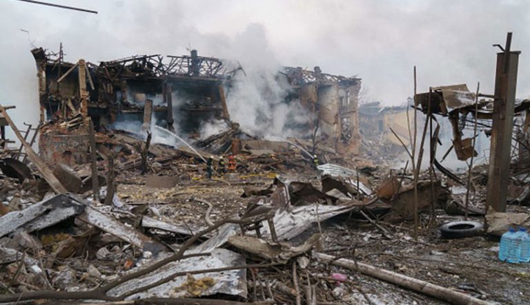 حمله هوایی روسیه به شهر دنیپرو در مرکز اوکراین