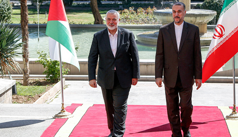 اسماعیل هنیه، رئیس دفتر سیاسی حماس، امروز سهشنبه هفتم فروردین ماه در راس یک هیات برای دیدار و رایزنی با مقامات جمهوری اسلامی وارد تهران شد.