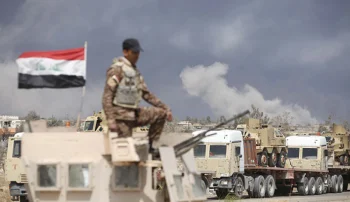 اواخر روز جمعه انفجار مهیبی در یک پست فرماندهی نیروهای شبه‌نظامیان حشد الشعبی در پایگاه نظامی کالسو در ۵۰ کیلومتری جنوب بغداد رخ داد.