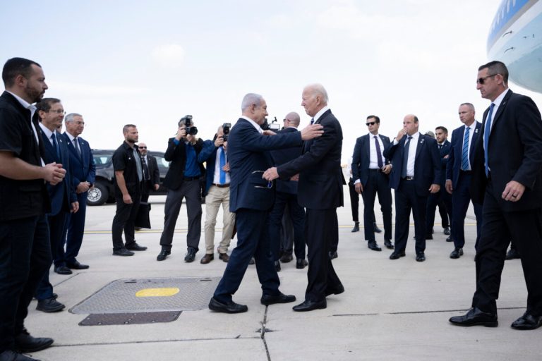 نخست وزیر اسرائیل، بنیامین نتانیاهو و جو بایدن، رئیس جمهور آمریکا