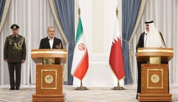 مسعود پزشکیان که روز گذشته به دعوت امیر قطر و با هدف دیدار رسمی دوجانبه و نیز شرکت در اجلاس مجمع گفتگوی همکاری آسیا به دوحه سفر کرد.