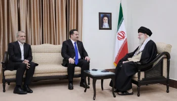 رهبر جمهوری اسلامی عصر روز چهارشنبه، ۱۹ دی ماه در دیدار با نخست وزیر عراق درخواست کرد که حشدالشعبی را به عنوان «یکی از مولفههای مهم قدرت» در عراق «حفظ و تقویت» کند.