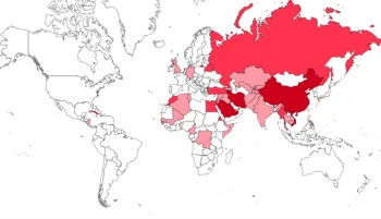 انجمن قلم آمریکا اعلام کرد که براساس «شاخص آزادی نوشتن»، چین کمونیستی و جمهوری اسلامی ایران، بزرگترین زندان نویسندگان در جهان شناخته شده‌اند.
