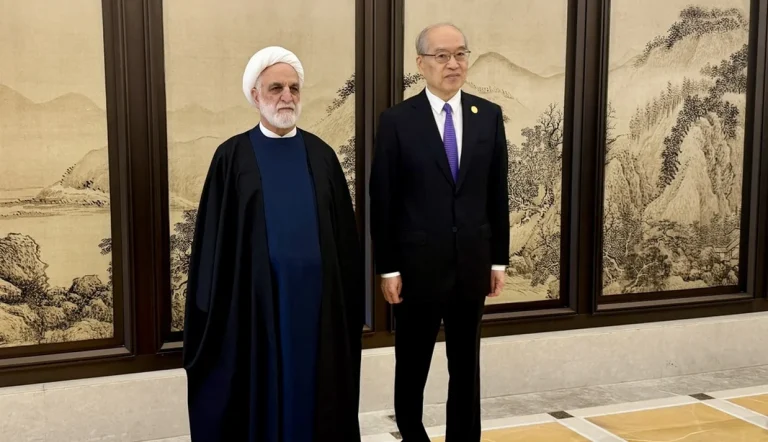 غلامحسین محسنی‌اژه‌ای، رئیس قوه قضاییه جمهوری اسلامی در دیدار با رئیس دیوان عالی چین کمونیستی خواستار افزایش همکاری‌های حقوقی و قضایی میان تهران و پکن شد.