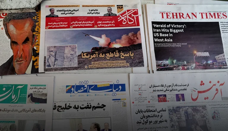 دونالد ترامپ در مسیر سفر به اجلاس ناتو، در گفتگو با خبرنگاران در هواپیمای ایرفورس وان اعلام کرد که خواستار تغییر رژیم در ایران نیست. او هشدار داد که چنین اقدامی به هرج‌ومرج منجر خواهد شد.