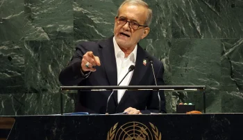 مسعود پزشکیان در اولین سخنرانی خود در مجمع سازمان ملل بر دشمنی جمهوری اسلامی با اسرائیل تاکید و به موضع سه کشور اروپا در فعالسازی مکانیسم ماشه حمله کرد.
