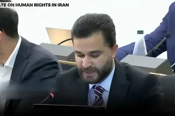 سخنان دانیال عیوضی، مجروح اعتراضات دیماه، در سازمان ملل متحد از کشتار معترضان با واکنش شماری از فعالان و کاربران ایرانی در شبکههای اجتماعی همراه شده است.