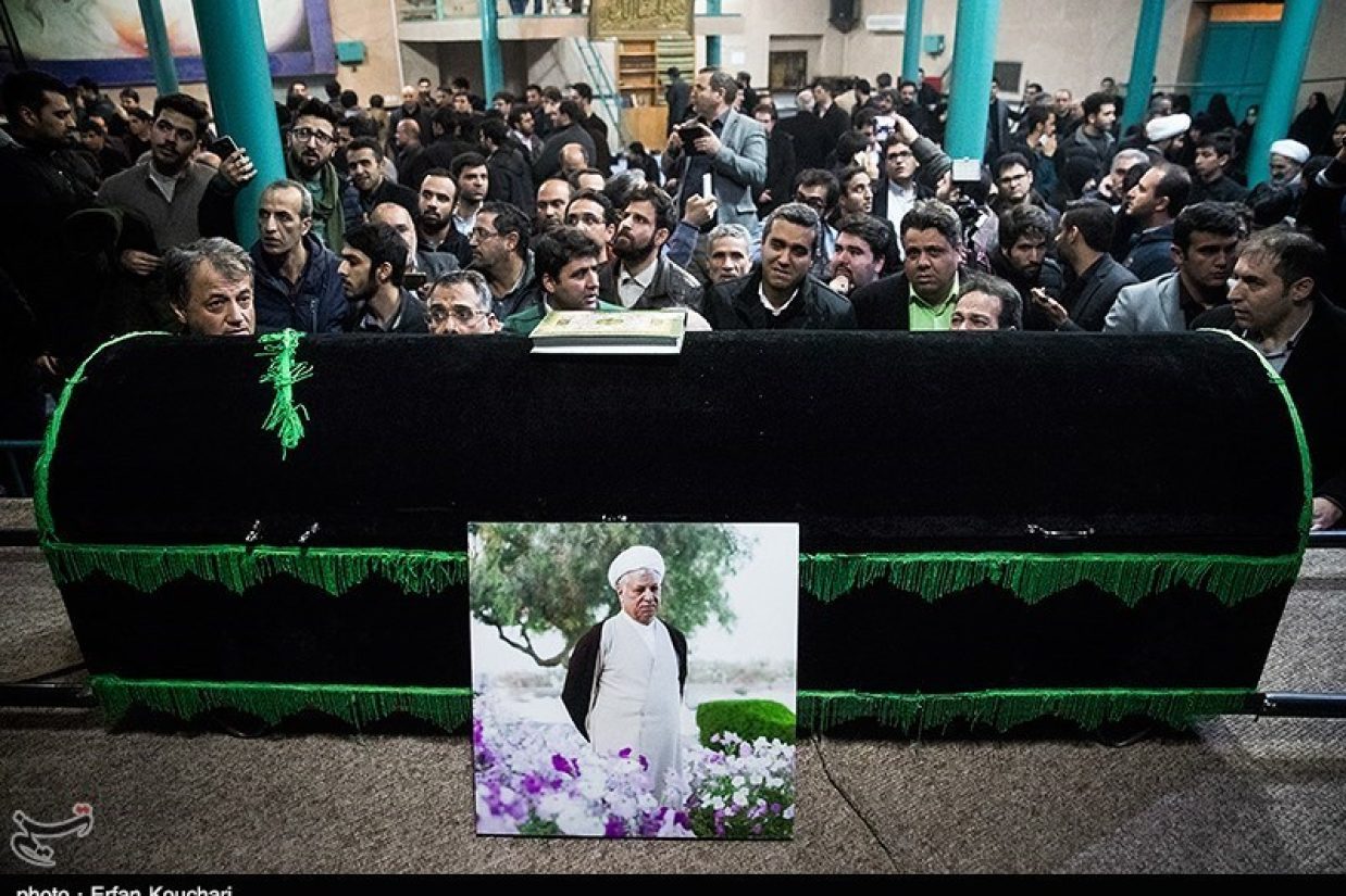 مراسم خاکسپاری هاشمی رفسنجانی