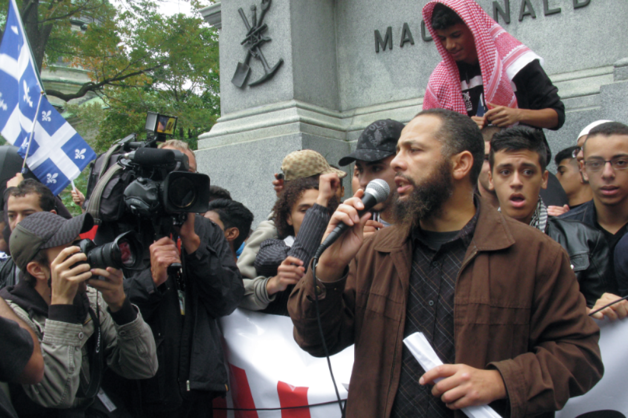 «عادل چارکو» رئیس کالج « Maisonneuve» (Marc Braibant/AFP/Getty Images)