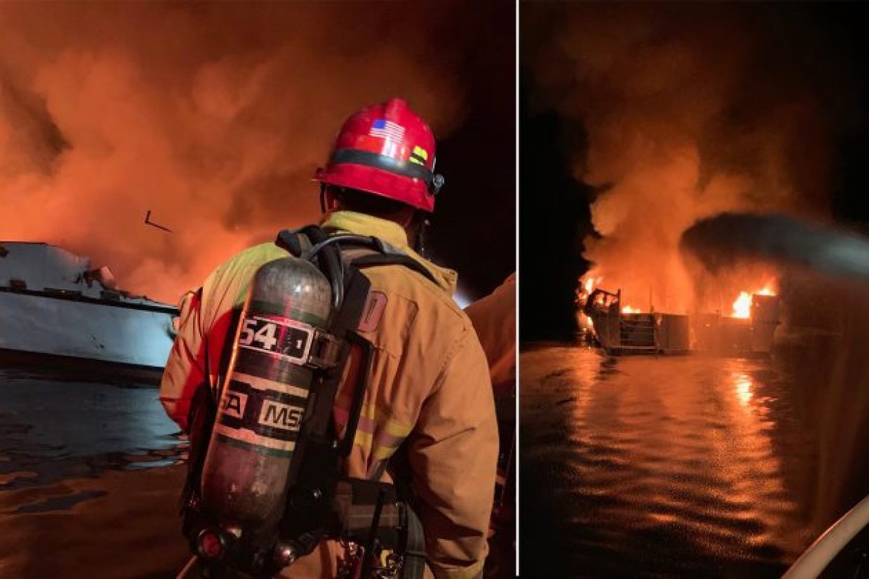 (Courtesy of Ventura County Fire Department )