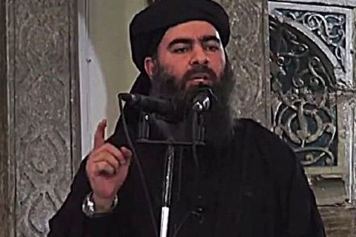 زخمی شدن رهبر داعش
