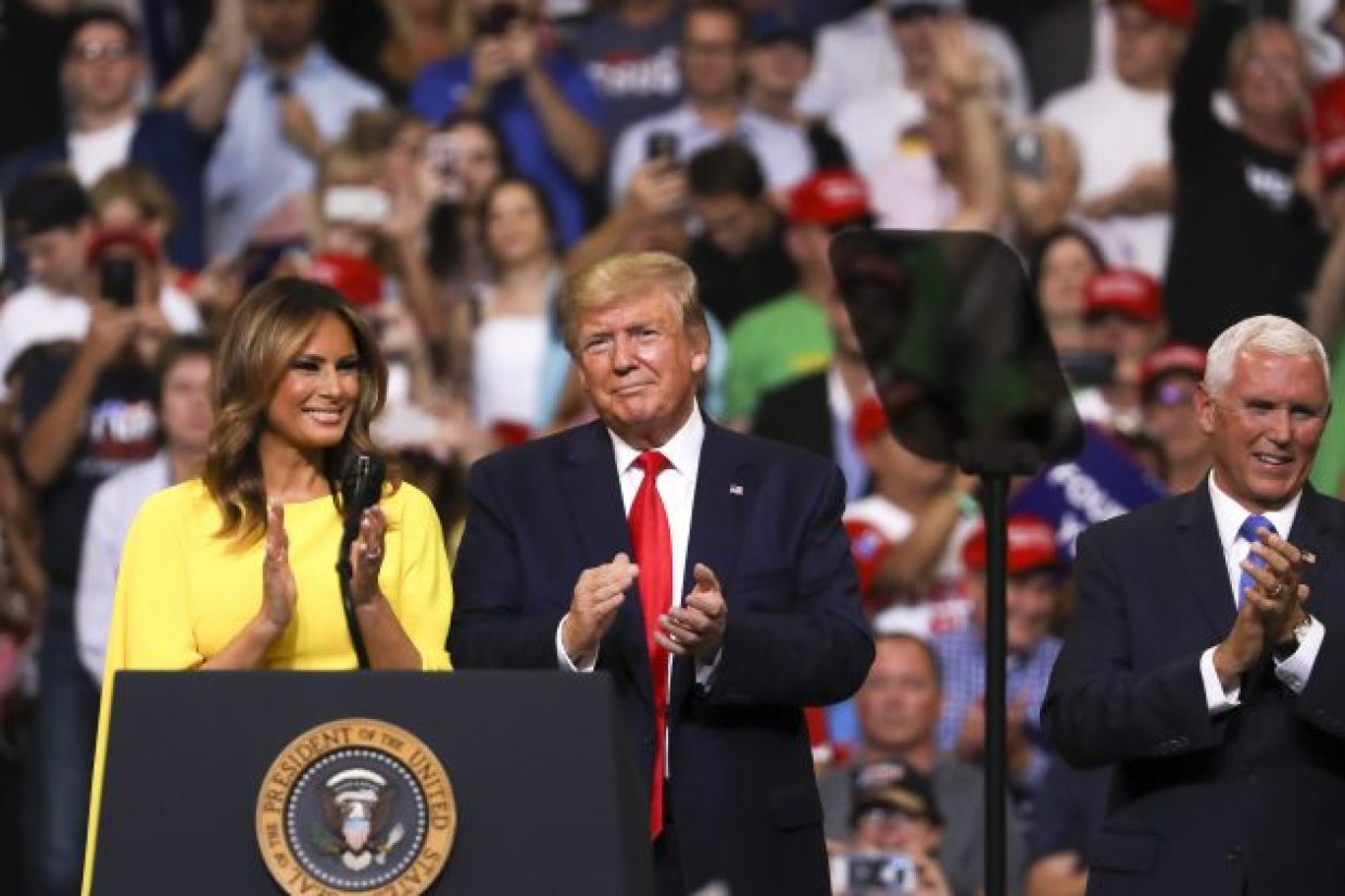 دونالد ترامپ و بانوی اول آمریکا، فلوریدا ، ۱۸ ژوئن ۲۰۱۹ (Charlotte Cuthbertson/The Epoch Times)