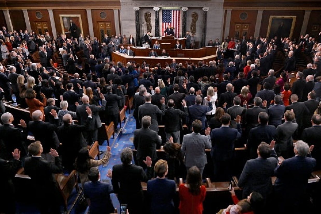 (OLIVIER DOULIERY/AFP via Getty Images)
مجلس نمایندگان آمریکا