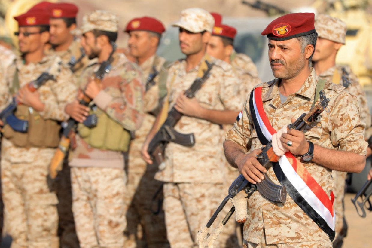 عکس آرشیوی - سربازان یمنی، ژانویه ۲۰۲۵ - AFP via GettyImages