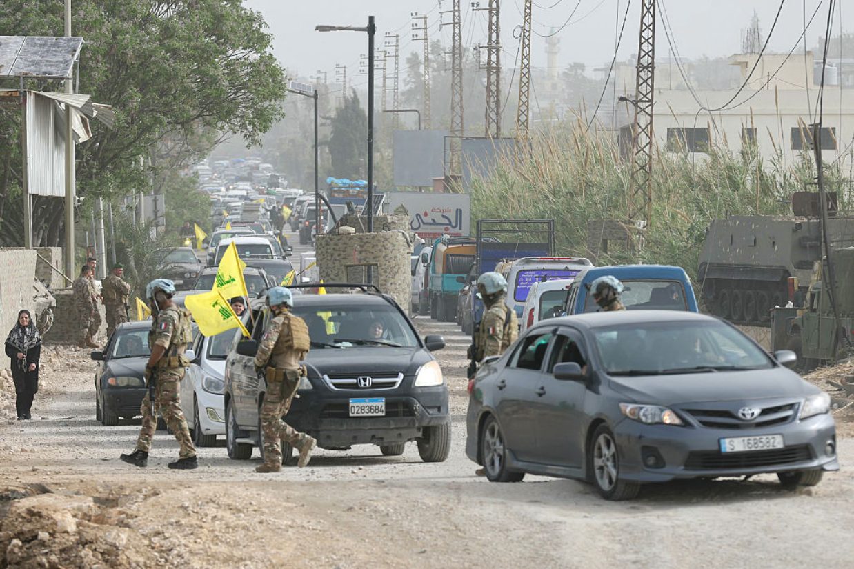 سربازان فرانسوی در لبنان - MAHMOUD ZAYYAT / AFP via Getty Images