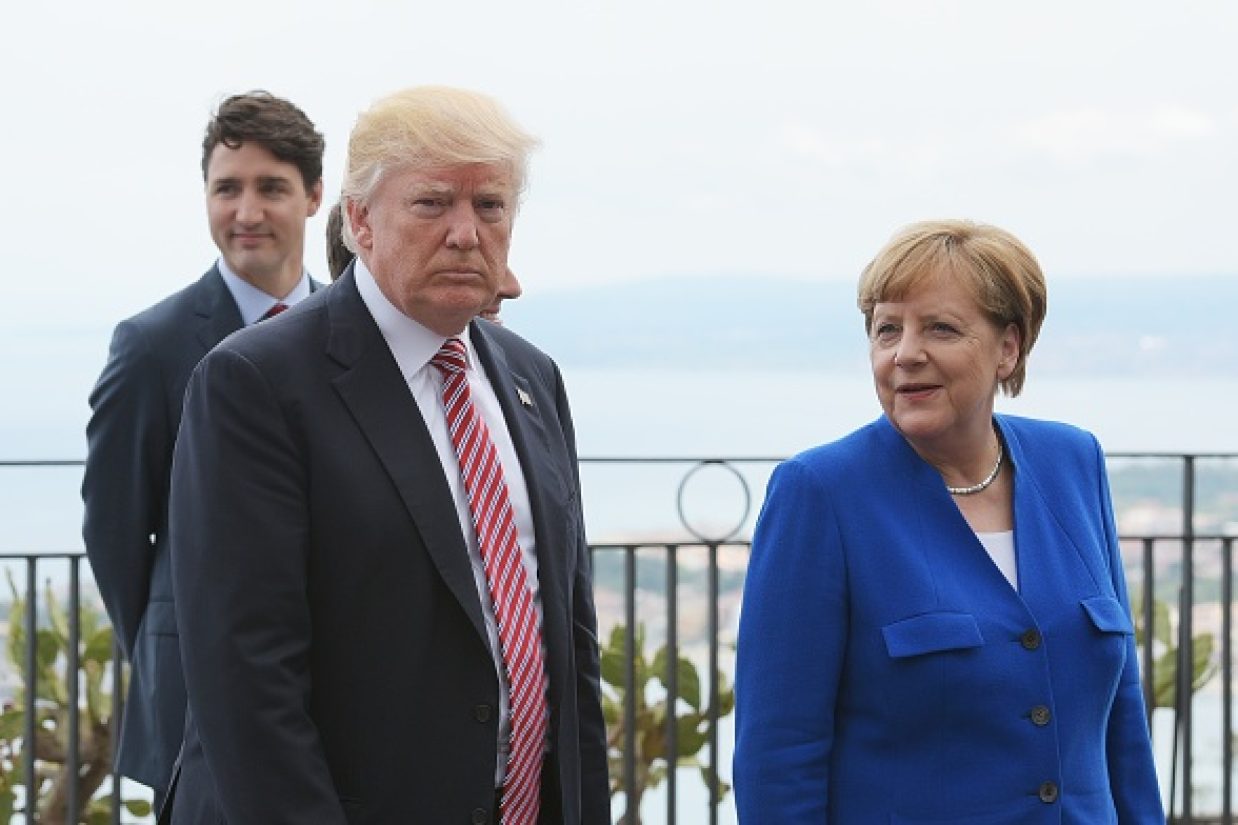 (MANDEL NGAN/AFP via Getty Images)
آنگلا مرکل , دونالد ترامپ
