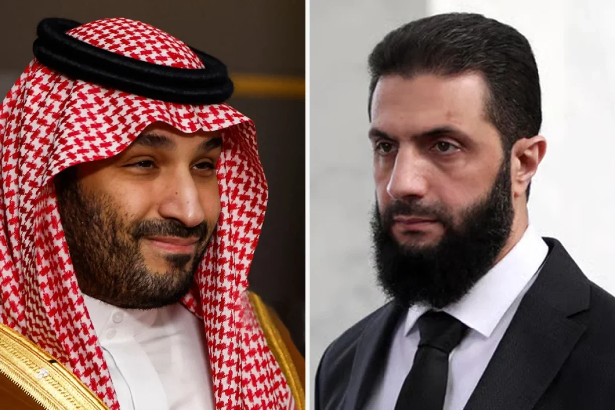 احمد الشرع، رئیس‌جمهور انتقالی سوریه به‌همراه اسعد الشیبانی وزیر خارجه سوریه در نخستین سفر خارجی خود، وارد عربستان سعودی شدند.