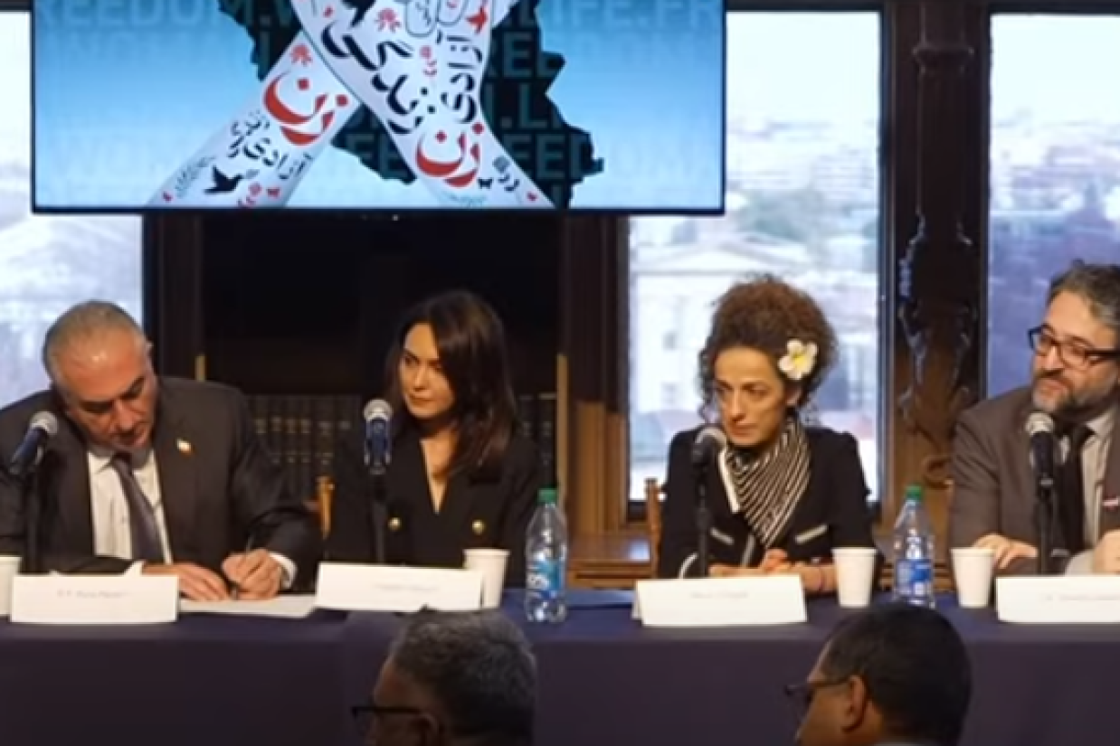 (Screenshot via Iran International Youtube)