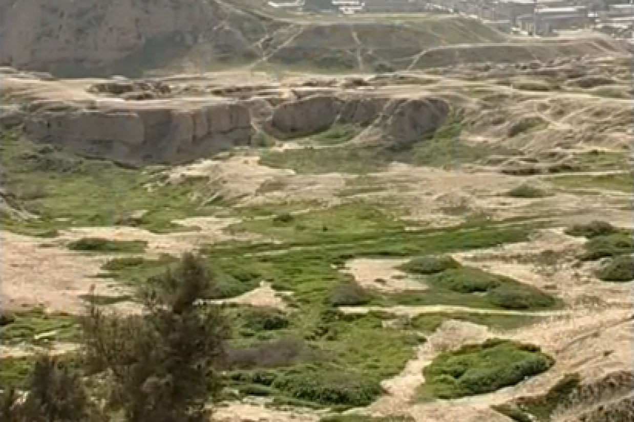 شهر باستانی شوش که در بخش معماری و باستان‌‌‌‌‏شناسی قدمت هفت‌‏هزار ساله دارد. (اسکرین‌‏شات/یوتیوب)