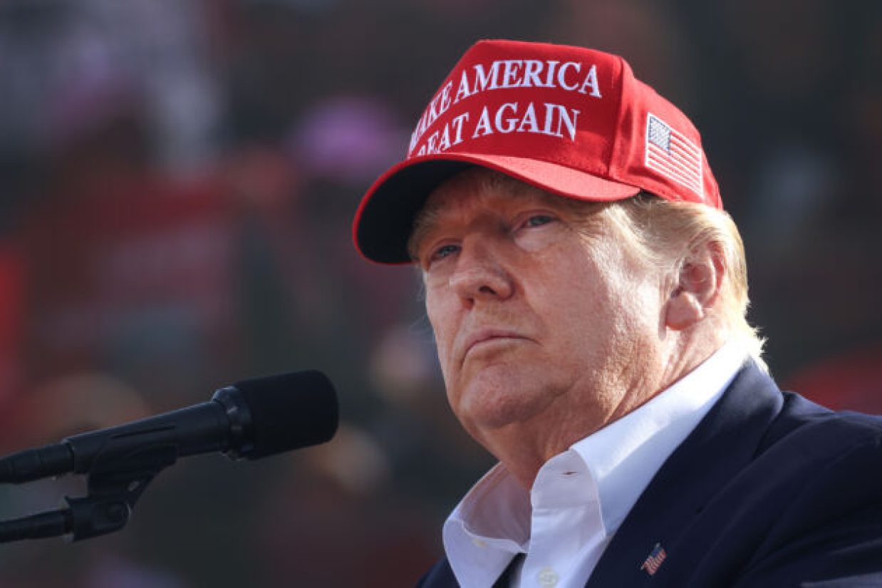 دونالد ترامپ، رئیس جمهور سابق آمریکا (Scott Olson/Getty Images)