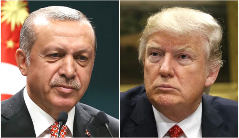 روسای جمهور ترکیه و آمریکا ( Yasin Bulbul/AFP/Getty Images )