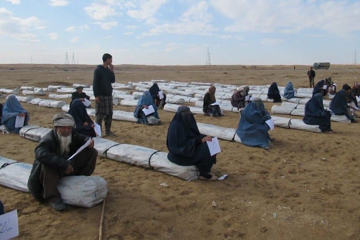 آوارگان ولایت جوزجان از کمک های بشری بهره‌مند شدند. عکس: UNHCR