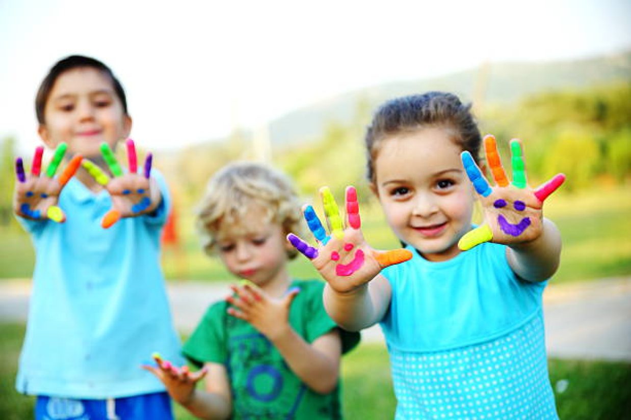 children playing