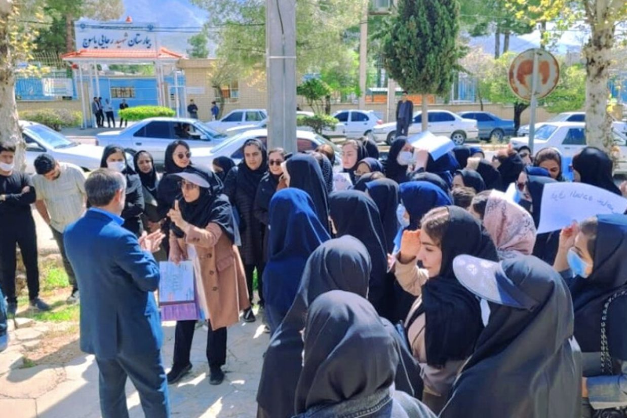 پرستاران در استان‏های فارس و کهگیلویه و بویراحمد در تداوم برپایی تجمعات کادر درمان در اعتراض به وضعیت معیشتی، اقدام به برگزاری تجمع کردند و خواستار رسیدگی به مطالبات خود شدند.