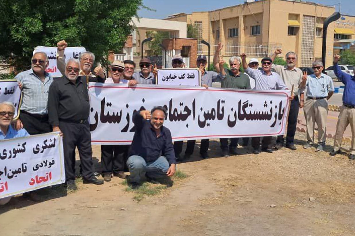 کارگران و بازنشستگان روز گذشته در دست‌کم ۱۰ شهر ایران با برپایی اعتصاب و تجمعات اعتراضی خواستار رسیدگی مسئولان به مطالبات صنفی و معیشتی خود شدند.