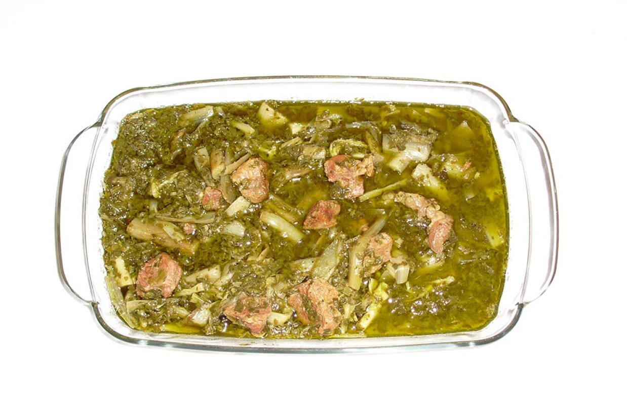 طرز تهیه‌ی خورشت کنگر (اپک تایمز فارسی)