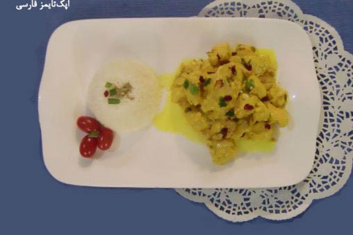 مرغ با ادویه هندی