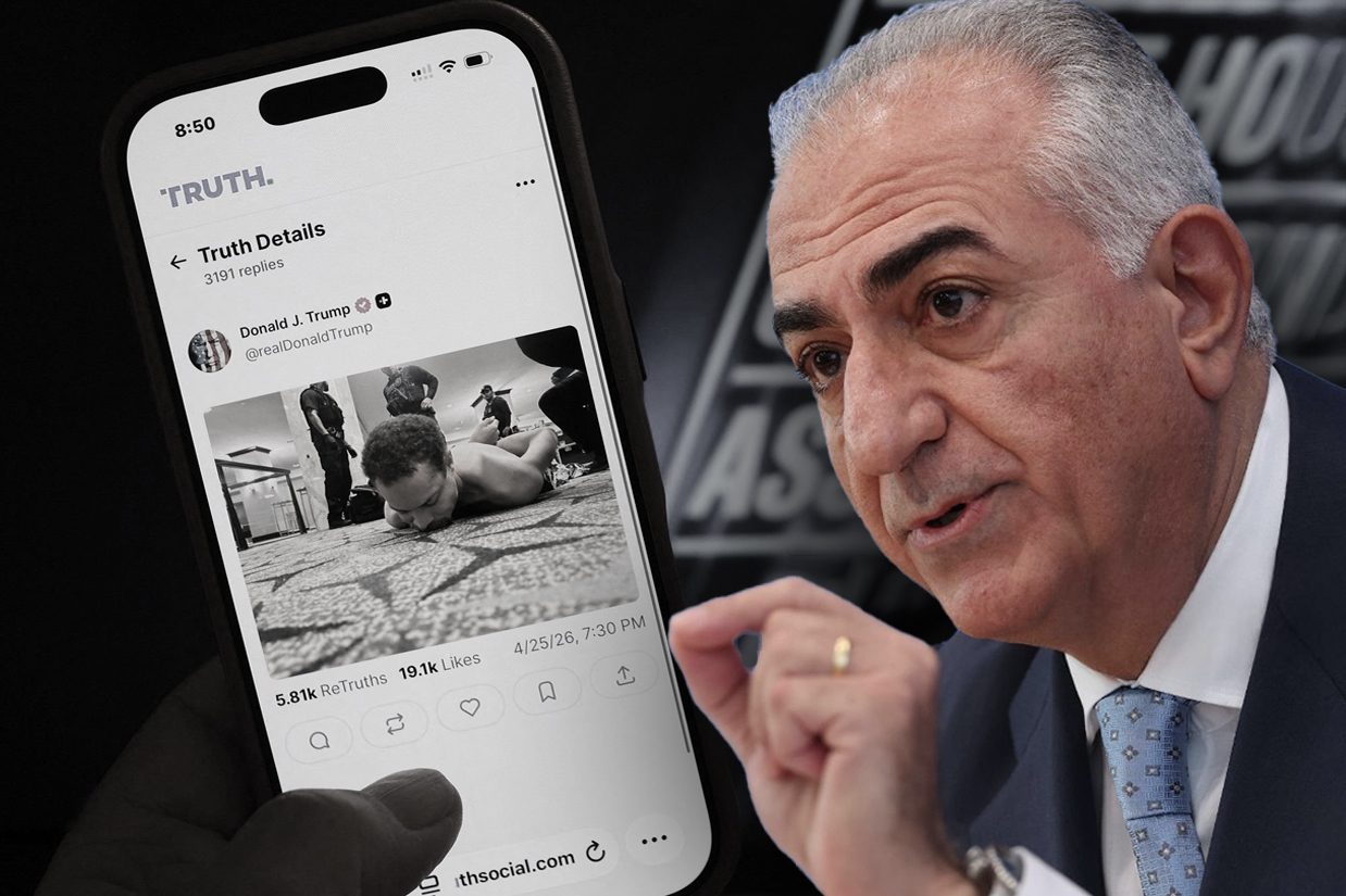شاهزاده رضا پهلوی با اشاره به تیراندازی در مراسم شام انجمن خبرنگاران کاخ سفید در واشینگتن، گفت که حمله به رئیس‌جمهور آمریکا و دموکراسی آمریکا تکان‌دهنده است.