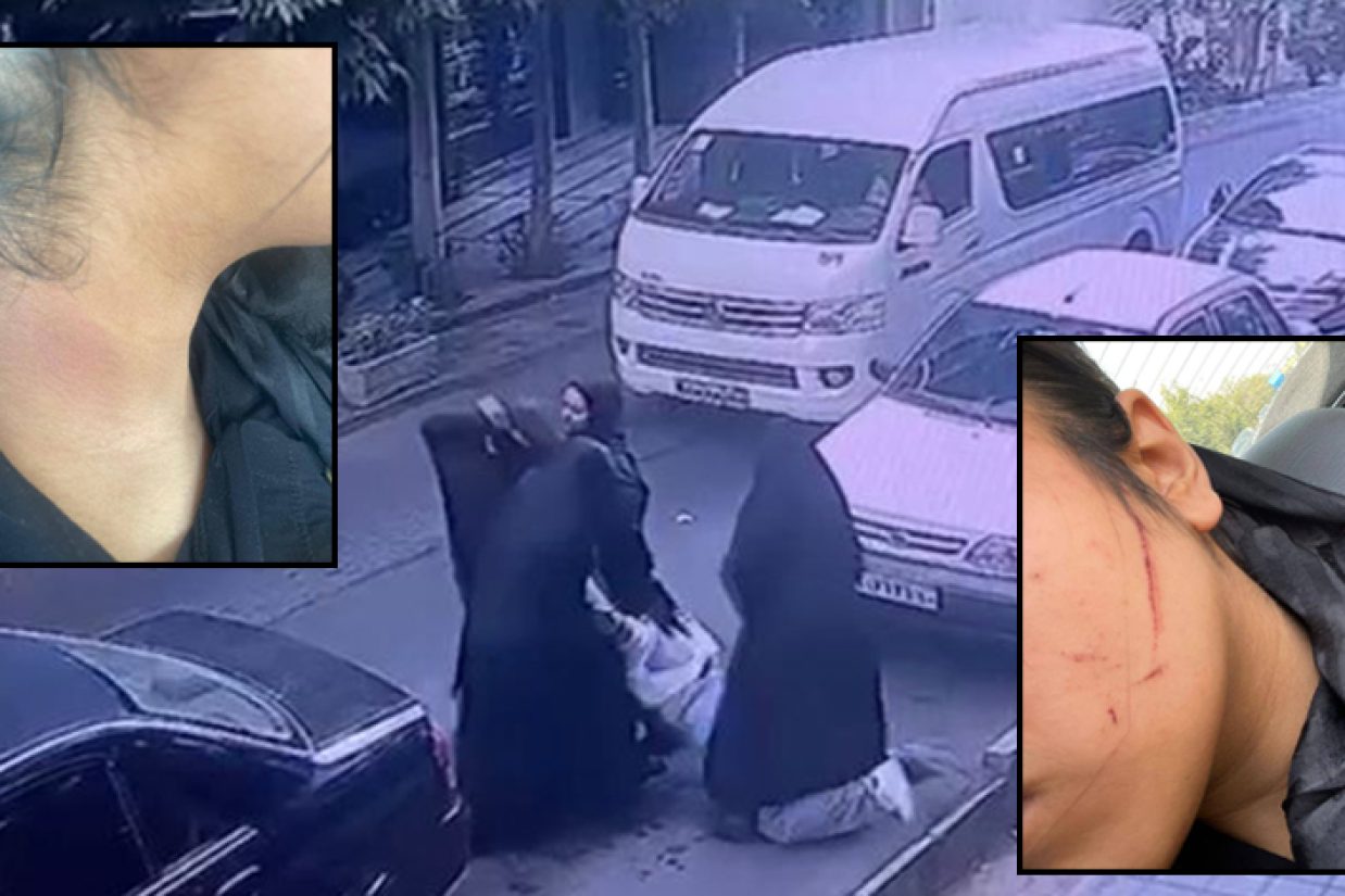 نفس حاجی‌ شریف مادر مریم عباسی می‌گوید وقتی به پلیس امنیت اخلاقی مراجعه می‌کند دخترش را در وضعیتی بد می‌بیند.