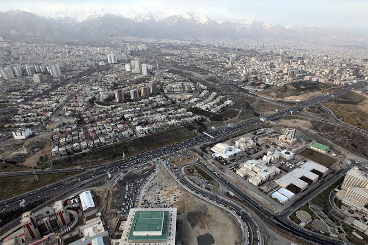 نمای کلانشهرتهران از برج میلاد (اپک‌‏تایمز)