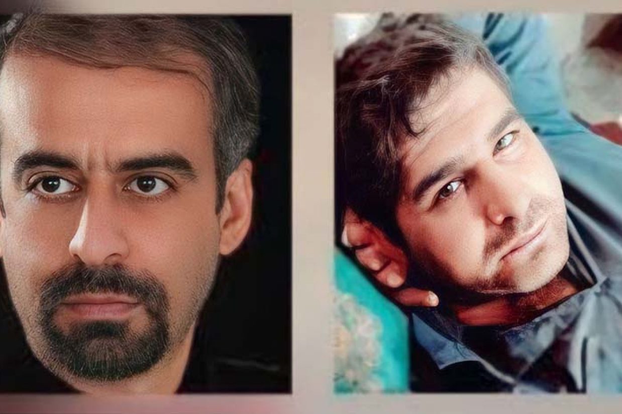 دو زندانی عقیدتی صدرالله فاضلی‌زارع (سمت راست) و یوسف مهرداد (سمت چپ) در زندان اراک اعدام شدند.