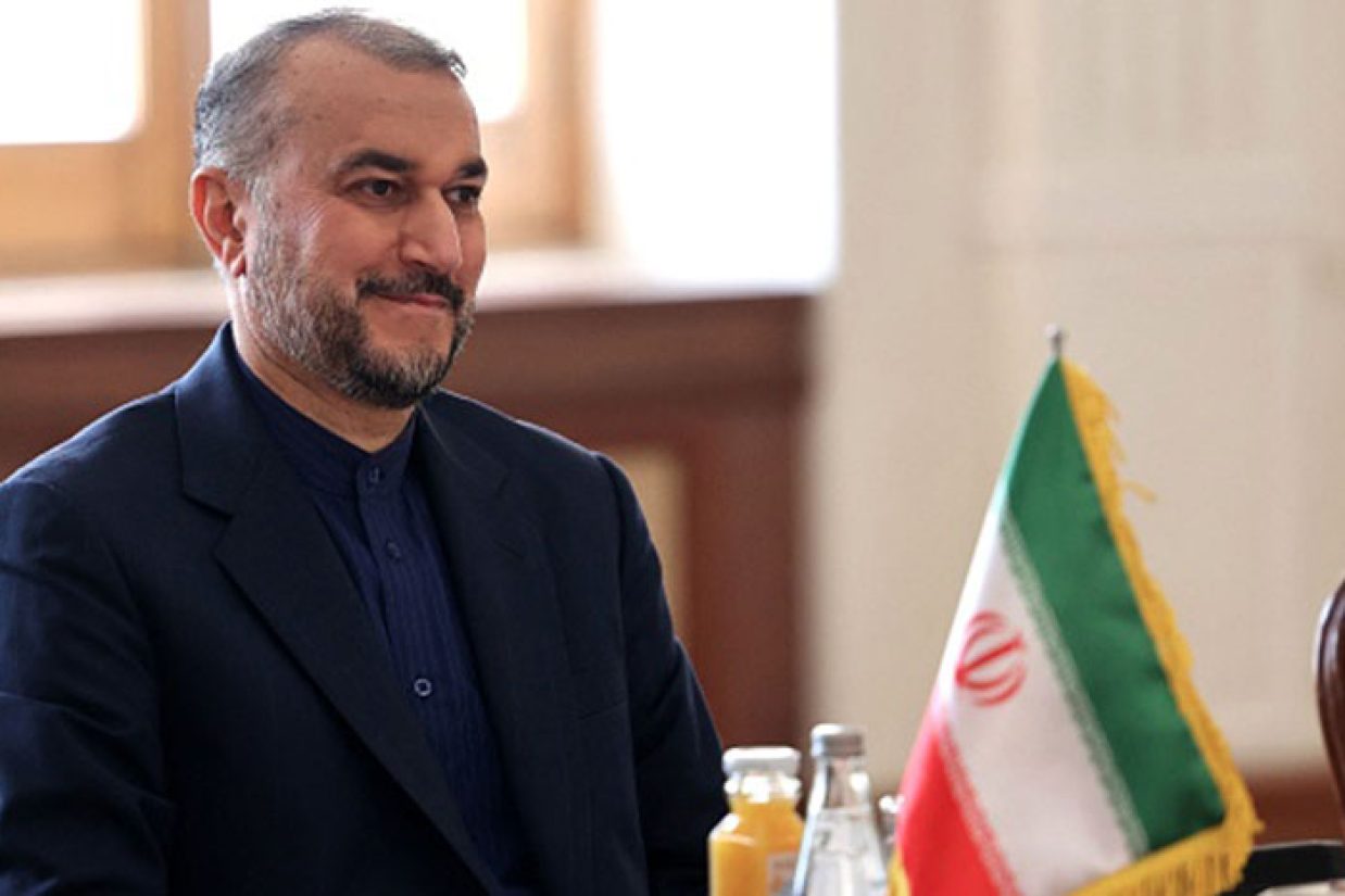 دیدار وزیر خارجه فرانسه کاترین کولونا با حسین امیرعبداللهیان وزیر خارجه جمهوری اسلامی