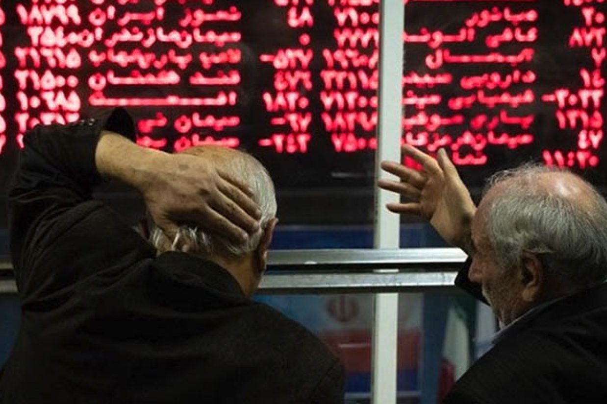 سقوط ارزش بازار بورس ایران